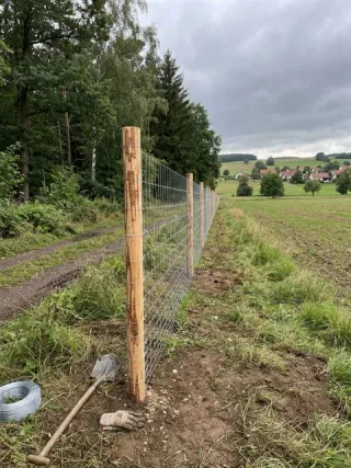 Wildzaun in Aachen - fachgerechte Ausführung vor Ort